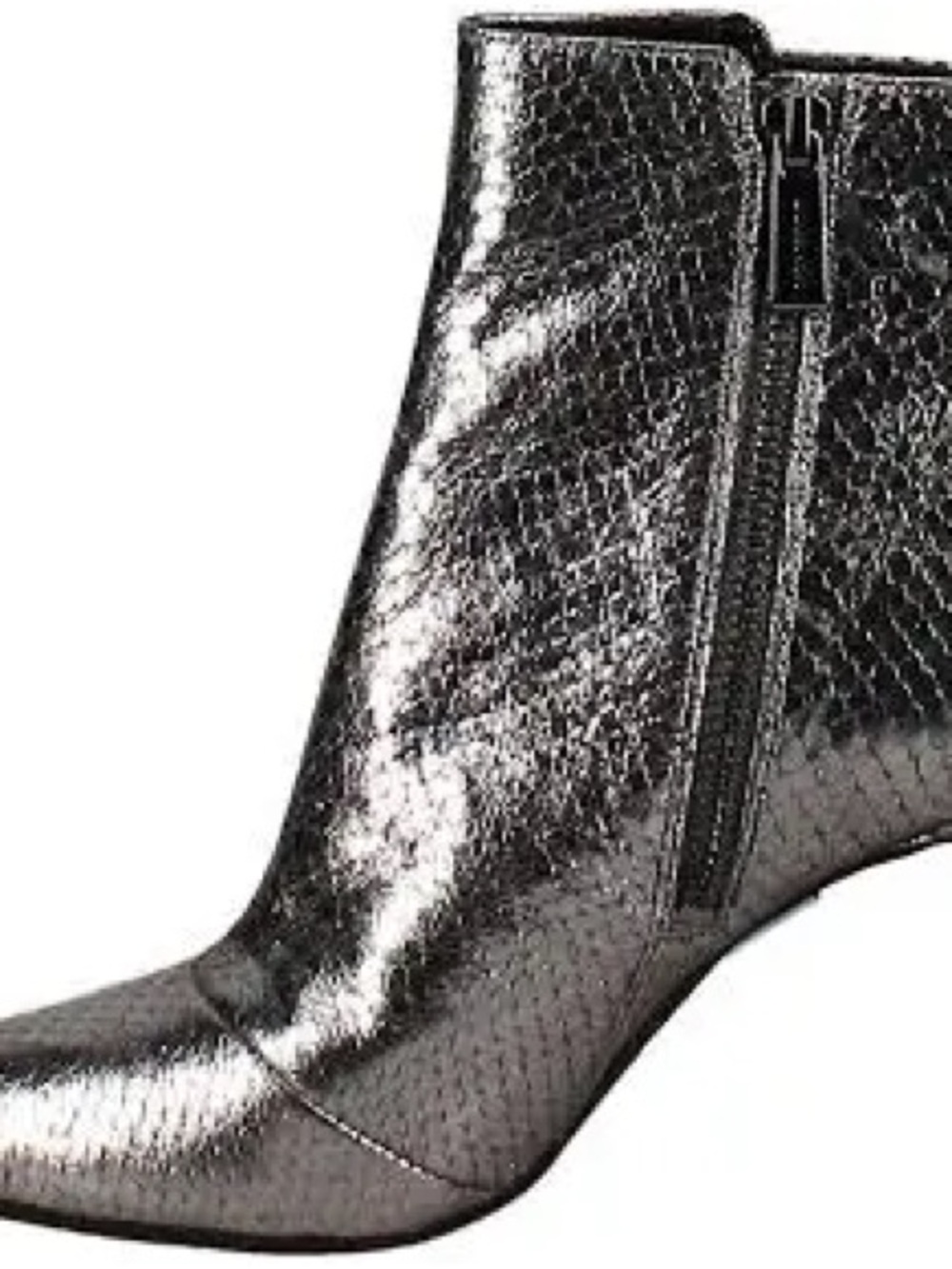 ✨LIKE NEW Michael Kors Dorothy Flex Bootie in Anthracite Metallic  Size 5 ✨ - Picture 6 of 14